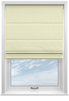 Kyoto Faux Silk, Cream - Roman Blind